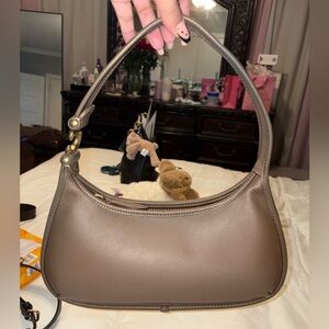 Coach Eve Shoulder Bag in Dark Stone